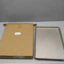 2 Pack Half Sheet Baking Pans,Commercial Quality Baking Sheet Pan Set,Carbon Steel Cooking Pans, Non Stick Baking Sheet for Oven,Large Thick Cookie Tray Pans for Baking17.5 * 11.8 * 1inch