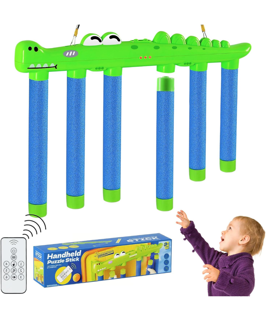 Reflex Sticks Challenge Game, Hand Eye Coordination Training Toy with Remote Included, Reaction Time Training Game for Children and Adults