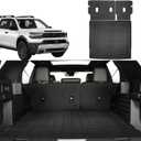 Cargo Liner for Honda Passport 2026 All Weather Cargo Mat, Fit TPE Anti-Slip Car Seat Back Protector Accessories (with Backseat Mat)