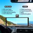 10.26 Inch Wireless Apple CarPlay & Android Auto Screen for Car with 4K Dash Cam,Ultra-Light Touchscreen, IP68 1080P Backup Camera, GPS Navigation, Voice Control, Mirror Link(No Card)