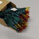 Joomer LED Christmas Lights, 19.5FT 100 LED Multicolor Christmas Tree Lights, Connectable Waterproof Mini String Lights Plug in for Indoor Outdoor Home Christmas Decoration