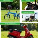 Foldable Bike Basket Detachable - Universal Fit for Bicycles, Scooters, Wheelchairs | Lightweight Storage for Commute, Keys, Wallets