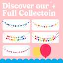 HOUSE OF PARTY Happy Birthday Banner | Rainbow Happy Birthday Sign | Felt Birthday Bannerfor Birthday Backdrop Bday Party Decoration