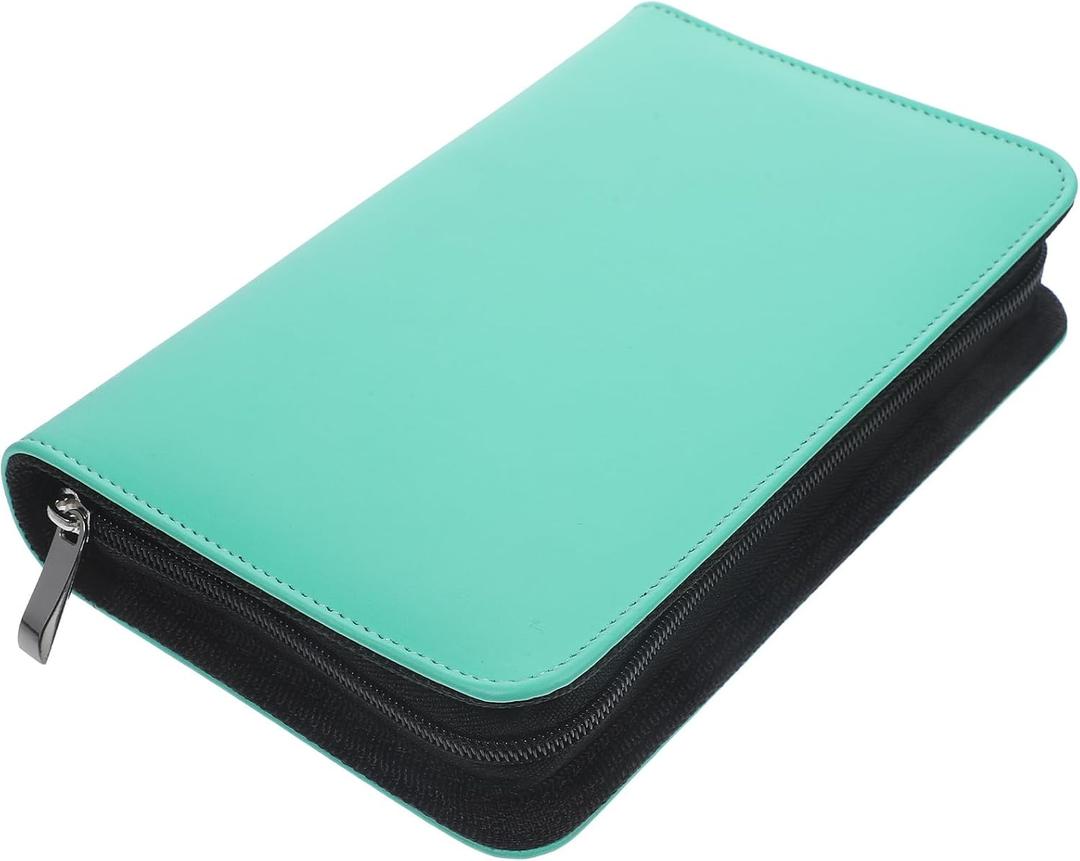 Mobestech Pill Organizer Bag with 6pcs Pill Pouches Pill Loose Leaf Storage Book Portable Waterproof Medicine Organizer for Travel Home