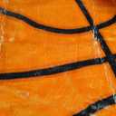 Round Basketball Rug–4ft Soft Washable Sport Area Rugs with Non Slip Backing,Carpet for Bedroom,Living Room and Basketball Room Decor