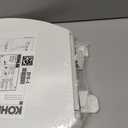 KOHLER 20110-0 Brevia, Slow Close Toilet Seat, Elongated Toilet Seat, Grip-Tight Bumpers Quick-Attach Hardware, White
