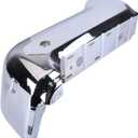 Rear RH Passenger Bumper Face Bar Chrome Steel Rear Bumper End Cap Compatible with 2017-2019 F250 F350 Replaces FO1102387 HC3Z17906KA (Righit)