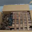 Tikea - Hexagonal Plant Stand Indoor Outdoor Large 11 Tiered Wooden Plant Shelf Indoor Creative Flower Decor for Living Room Balcony Patio