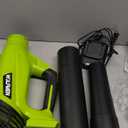 Leaf Blower, Electric Cordless Leaf Blower with 2 Batteries and Charger, 2 Speed Mode, Lightweight Cordless Blower for Blowing Leaves, Patio Cleaning, Blowers for Lawn Care and Dust