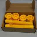 Godboy Gas Can Spout Replacement, Gas Can Nozzle, (5 Kit-Yellow) Flexible Pour Nozzle Suitable for Most 1/2/5/10 Gal Oil Cans, Fuel Can Spout Replacement