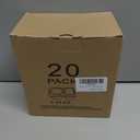 20Pcs Double Compartment Condiment Container, 2 Compartment Portable Reusable Snack Containers with lids, Used for travel Condiment Salad Dressing Meal Prep Containers