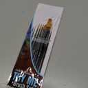 Creative Mark Best Golden Taklon Paint Brushes- Try-Me Decorating Set of 9- Multi-Diameter Natural Bristle Watercolor Brushes- Short Handle Paint Brush For Artists, Watercolor, Acrylic Paint & Gouache