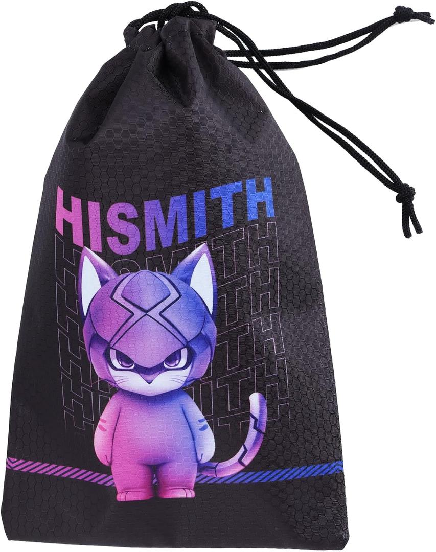 3 x Hismith Adult Toy Storage Bags, Drawstring Storage Bags, Polyester Fabric Pouch Stuff Bags for Travelling, 6 Pieces Gift Bag S Size Set