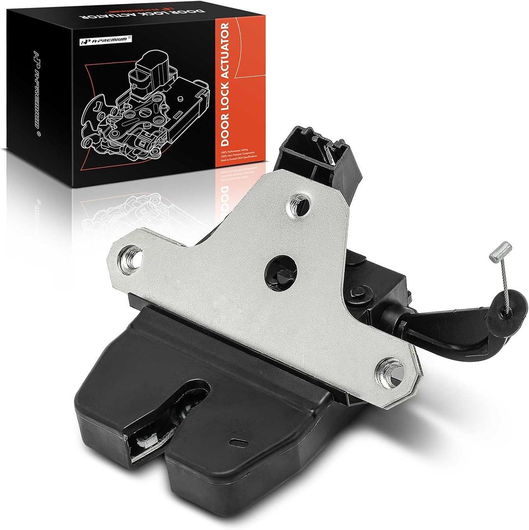 A-Premium Trunk Lid Latch Lock Actuator Compatible with Ford Vehicles - Focus 2012 2013 2014 2015 2016 2017 2018, Sedan, 4-Door only - Rear Tailgate, 4-PIN, Replace# BM5Z5443150A, CP9Z5443150A