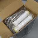 Filtered Shower Head with Handheld - High Pressure 3 Spray Modes Showerhead with Filters, 12 Replaceable Water Softener Filters for Hard Water | Ion Shower Drops Head with 75" Anti-Burst Hose (Gray)