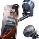 andobil for MagSafe Car Mount [85+LBS Strongest Suction & 2025 Military-Grade N55] Retractable Magnetic Phone Holder for Car Dashboard Windshield Vent, Car Phone Holder for iPhone 16 Pro Max 15 14 13