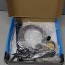 10X Magnifying Glass with Light and Stand, Dimmer Adjustable Swing Arm 2-in-1 Desk Lamp and Clamp, LED Lighted Desk Magnifier with Light for Craft Reading Repair Painting Close Work