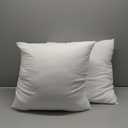 Utopia Bedding Throw Pillows Insert (Pack of 2, White) - 20 x 20 Inches Bed and Couch Pillows - Indoor Decorative Pillow