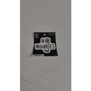 Vinil Sticker No Worries FM263 4 Pack