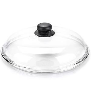 Enviro Borosilicate Domed Lid 20 cm, Glass, White