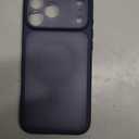 TOCOL for Phone 17 Max Pro Case, Full Camera Protection, Built-in Magnetic Ring, Compatible with Magsafe Charger, Translucent Matte Phone Case for Phone 17 ProMax 6.9 inch (Dark Blue)