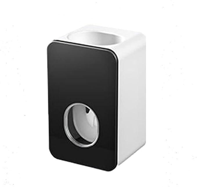 Automatic Toothpaste Dispenser, Wall Mounted Toothpaste Squeezer Space Saving Toothbrush Holder for Toilet Shower, Bathroom