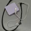 Watris Veiyi Video Converter, 480P Mini AV to VGA Adapter, Composite TV Set-Top Box Audio Video Converter (White)