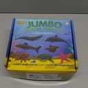 Learning Minds Jumbo Sea Animals - Set of 7 Educational Ocean Fish Toys for Kids - Shark, Whale, Dolphin, Octopus Animal Figures - Toy Fish & Sea Creatures for Toddlers - Age 18 Months +