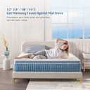 Rimensy Queen Mattress, 12 Inch Hybrid Mattress in a Box, Gel Memory Foam Mattress, Individually Wrapped Pocket Coils, Quality Comfort and Adaptive Support - Breathable, 60"*80"*12" (Medium Firm Queen)