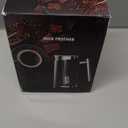 Huogary Milk Frother, 4 in 1 Electric Milk Steamer, Automatic Hot & Cold Foam Maker, Milk Warmer for Coffee, Latte, Cappuccino, Macchiato, 120V