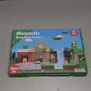 Magnetic Blocks - 150 PCS Build Magnetic Windmill Falls Homes - Magnetics Toys for Montessori Toddler Christmas Birthday Gifts - STEM Sensory Toys for 3-10 Year Old Boys & Girls