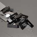 Geosar 50 Pcs Name Tag Badge Blanks Brushed Round Corners Pin DIY Blank ID Name Badge for Office Workers Students(1 x 3 Inches,Silver)