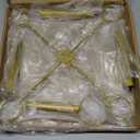 Champagne Tower Champagne Stand, Cocktail Tree Stand for Drinks Tower, 3 Tier 12 Brackets Metal Wine Glass Display Holder, Party Bar Wedding Champagne Tree Stand for Martini Margarita Gin Wine, 1 Pack