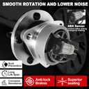 Pair 513206 Front Wheel Bearing Hub Assembly Compatible with Chevy Cobalt HHR 2006-2011, Pontiac G5 2007-2010 Pursuit 2005-2006, for Saturn Ion 2003 2004 2005 2006 2007, 5 Lug w/ABS
