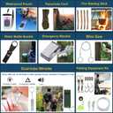 Survival Kit Advent Calendar 2025 Adults Men Teen Boys, 24 Day Christmas Countdown Calendar for Father Son Camping, Fishing Outdoor Adventure Gifts