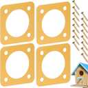 AQKILO Birdhouse Predator Guard, Helping Reduce Nest Destruction and Enhance Safety for Bird Chicks, 4 Pack, 11/8" (1.375in)