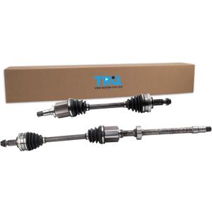 TRQ Front Left and Right CV Axle Assembly Set 2 Piece Compatible with 2013-2019 Lexus GS350 All Wheel Drive 2015-2019 RC350 All Wheel Drive 2016-2017 RC300 2018-2019 RC300 All Wheel Drive
