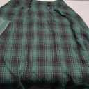 IDEALSANXUN Plaid Skirt for Women's High Waist Aline Pleated Midi Skirts (Green 02) XL