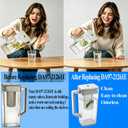 DA97-21261E Water Pitcher Compatible with Samsung RF29A9671SR, RF29A9071SR, RF23A9671SR, etc. Series Refrigerator Water Pitcher Assembly, No Leak, Includes 2 Extra Sealing Rings 
