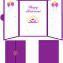 Retirement Guest Book, Happy Retirement Party Decorations for Women Purple Retirement Signature Guest Book Alternatives, Funny Retirement Gifts for Coworkers Retired Party
