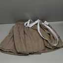 Biscaynebay Wrap Around Bed Skirts with Adjustable Belts for Queen Beds 15 Inch Drop, Sand Elastic Dust Ruffles Easy Fit Wrinkle & Fade Resistant Silky Luxurious Fabric Machine Washable