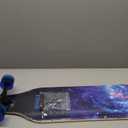 PINESKY 41 Inch Longboard Skateboard 8 Ply Natural Maple Complete Skateboard Cruiser for Cruising, Carving, Free-Style and Downhill with T-Tool (Jellyfish)