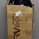 RV Dual Propane Tank Cylinder Rack for Camper and Travel Trailer for 20lb Tanks, Black,