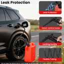 2.8GPM Automatic Electric Fuel Transfer Pump with Hand-Stop Battery Powered Fuel Transfer Pump, USB-C Charging Gas Pump for Gas Can, Transfers Gasoline, Diesel, Water