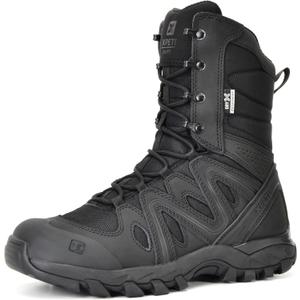 XPETI X-FORCE 8" Waterproof Tactical Boots (Black) 8.5