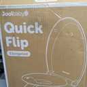 Jool Baby Quick Flip Toilet Seat with Built-in Potty & Splash Guard for Toddler Training, Slow Close (Elongated)