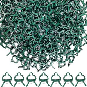 120PCS Plant Support Clips, Gentle Flower Plant Clamps for Supporting Vine Climbing Plants, Gardening Lever Loop Gripper Clips Help Stems Vines Grow Straight Upright