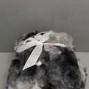 Bigacogo Faux Fur Throw Blanket for Couch, Fuzzy Soft Plush Thick Warm Bubble Blankets for Sofa Bed Living Room Dcor, Cute Luxury Cozy Fluffy Throw Gift for Women Girls, 50"x60", Tie-dye Black