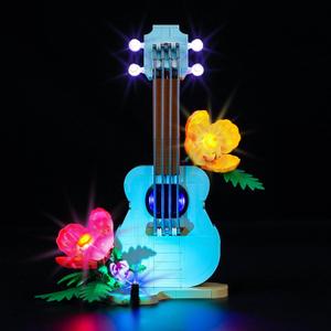 Upgraded Led Light Kit for Lego Tropical Ukulele Building Set, Compatible with Lego 31156 (Model Not Included)