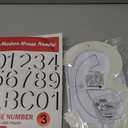 10 Inch White House Numbers for Outside, Large Floating Home Address Numbers, Modern Outdoor House Number for Wall Street Garage Gate (3)